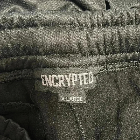 Encrypted Drawstring Fleece Joggers - Picture 11 of 12